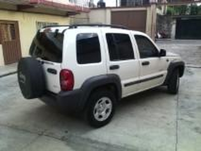 jeep liberty 2004 4x2 blanca 5 puertas