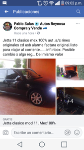 Volkswagen Jetta 2011 4 cil automático mexicano