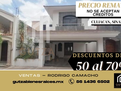 Doomos. Gran Remate, Casa en Venta, Culiacan, Sinaloa. RCV