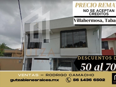 Doomos. Gran Remate, Casa en Venta, Fraccionamiento Guadalupe, Villahermosa, Tabasco. RCV