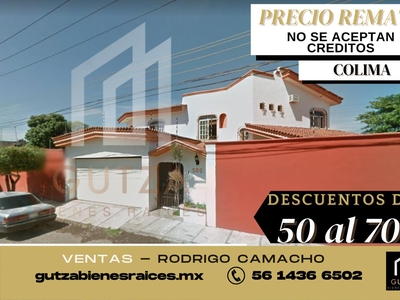 Doomos. Gran Remate, Casa en Venta, ADJUDICADA , Colima - RCV