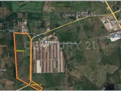 Terreno Venta 68.5 Hectáreas Zona Cercana Parque Industrial Santa Rita Veracruz
