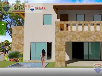 Pre-venta de casa en condominio, Temixco, Morelos…Clave 4015, onamiento Burgos Bugambilias - 5 baños - 268.00 m2
