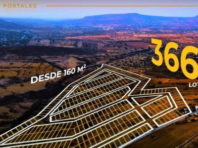 Terrenos Residenciales desde 160m2 en PORTALES DE LA HACIENDA COLON- QRO (MR)