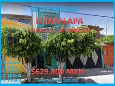 casa en iztapalapa cerro de la estrella en remate