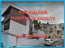 casa en naucalpan en f de satelite