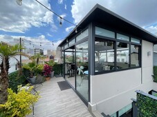 departamento en venta - hermoso penthouse con roof garden privado en la col. cuahtémoc - 2 baños - 145 m2