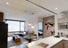 venta de departamento - estrena en neuchatel con techos altos y vista a nuevo polanco - 1 baño - 62 m2