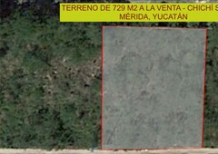 terreno de 729 m2 en venta - chichi suarez mérida, yucatán