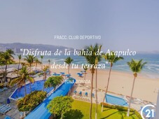 venta de departamento sobre playa en bahia de acapulco