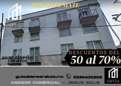 doomos. vendo departamento en morelos peralvillo cuauhtemoc remate en cdmx ak