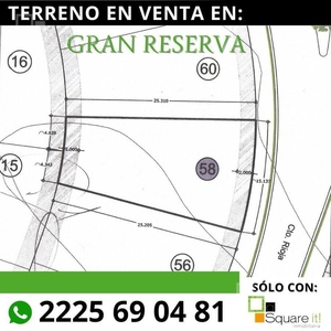 Terrenos en Venta en Gran Reserva, Lomas de Angelópolis III, SÚPER PRECIO $11,000 x m2