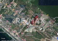 terreno en venta en zona diamante, acapulco,