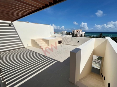 Venta Penthouse de 2 recámaras con Paquete Upgrade Increíble Vista al Mar, Akumal, Tulum