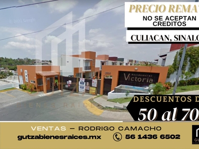Doomos. Gran Remate, Casa en Venta, Adjudicada, Culiacan, Sinaloa. RCV
