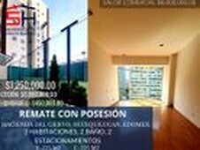 departamento en venta hacienda del ciervo , huixquilucan, estado de méxico