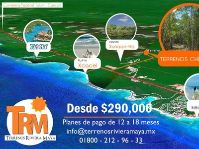 Terreno en Venta en Aldea Riviera Maya Tulum, Quintana Roo
