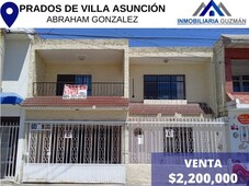 se vende excelente casa en fracc. prados de la asunción