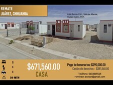 Buena oportunidad de casa en Juárez