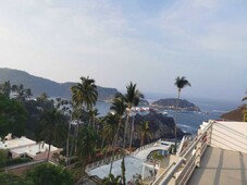 casa en acapulco de oportunidad, vista al mar en roof garden