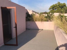 se renta departamento nuevo en col. escandón 127m roof garden privado 28,000