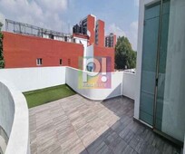 departamento, venta penthouse con roof garden terraza y balcón del valle centro apa_3548 mj - 3 habitaciones - 219 m2