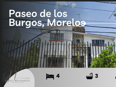 Casa En Paseo De Los Burgos, Cuernavaca Morelos