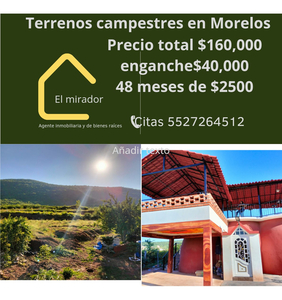Terrenos Económicos 400mts Tlaltizapan Morelos