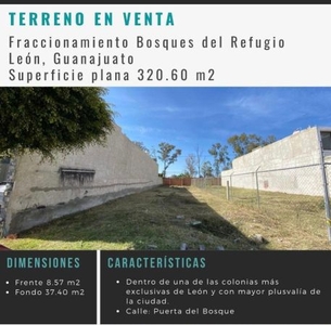 TERRENO EN VENTA EN BOSQUES DEL REFUGIO