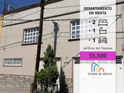 Departamento en renta Jardines Del Tepeyac, Ecatepec De Morelos
