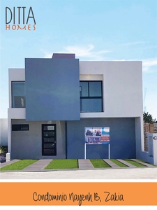 Linda casa nueva en condominio horizontal en Zakia, Querétaro.