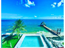 beautifull mansion beach front in puerto morelos
