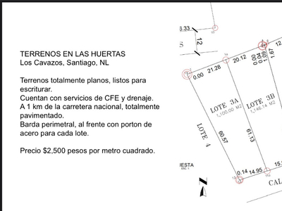 Increíbles Terrenos en Venta en Los Cavazos