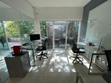 renta bonita oficina 250m2 con terraza en temistocles polanc
