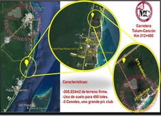 terreno en venta para desarrollar en riviera maya, quintana roo