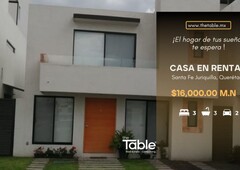 renta de casa en santa fe juriquilla recamara en pb