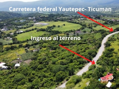 Baja de precio!! venta de terreno con vista panorámica en Yautepec, Mor.