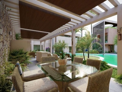 Casa con jardin de 108 m2, a 539 metros de la playa, panel solar, area de asad