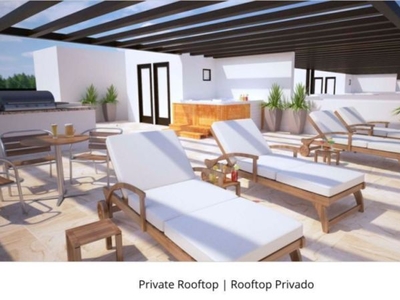 Penthouse, terraza privada de 65 m2, casa club con alberca, bar deportivo