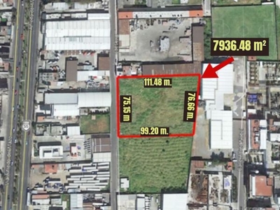 Vendo terreno Industrial en Toluca 8000 m²