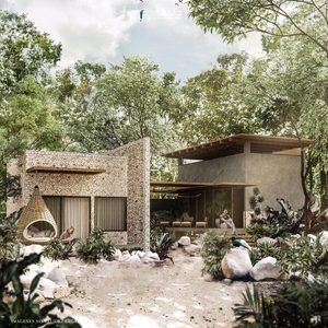 Doomos. En venta casa de lujo ecológica en la selva en Tulum (759)