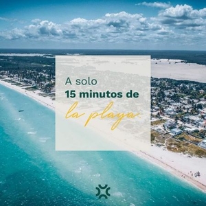 Terreno urbanizado en privada a 15 min de la playa, Chucxulub, Yucatán.