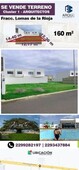 terreno de 160m2 en venta en fracc. lomas de la rioja. riviera veracruzana.