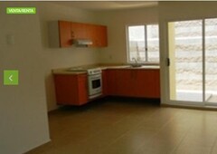 casas en renta - 90m2 - 2 recámaras - real solare - 6,000