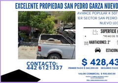REMATE EN SAN PEDRO GARZA GARCIA NUEVO LEON / HGS