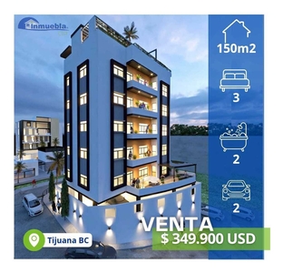 Lujoso Condominio D 150m2 3 Habitac En El Corazón De Tijuana