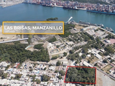 Se Vende Terreno Urbano 7,738 M2 En Las Brisas, Manzanillo,