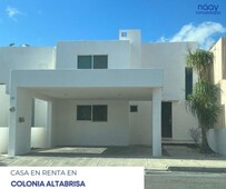 casa en renta en colonia altabrisa nt-326