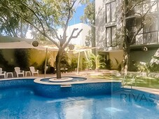 departamentos en renta - 90m2 - 2 recámaras - playa del carmen - 13,000