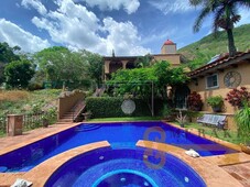 venta villa casa hacienda san gaspar,jiutepec morelos - 5 baños - 540 m2